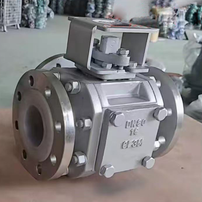 Q45F46不銹鋼T型三通襯氟球閥