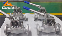 帶彈簧復位手柄上裝式球閥Q47Y-150LB P  DN50